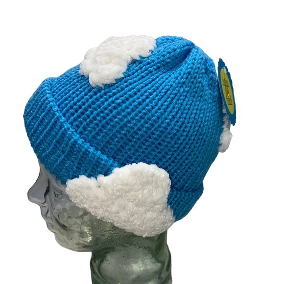 Plasma Beamz Sky Blue Cloud Beanie Kids Size xs - Picture 5 of 6